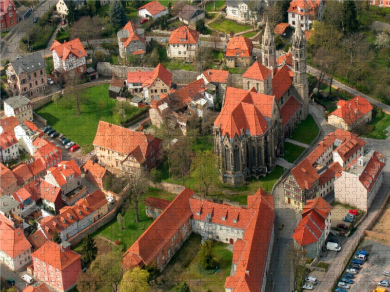 Ensemble: Liebfrauenkirche - Kloster - Prinzenhof - Papiermühle und Teile der alten Stadtmauer