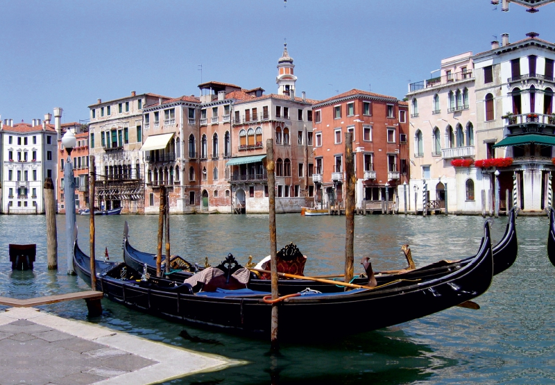 Gondel am Canale Grande, Venedig