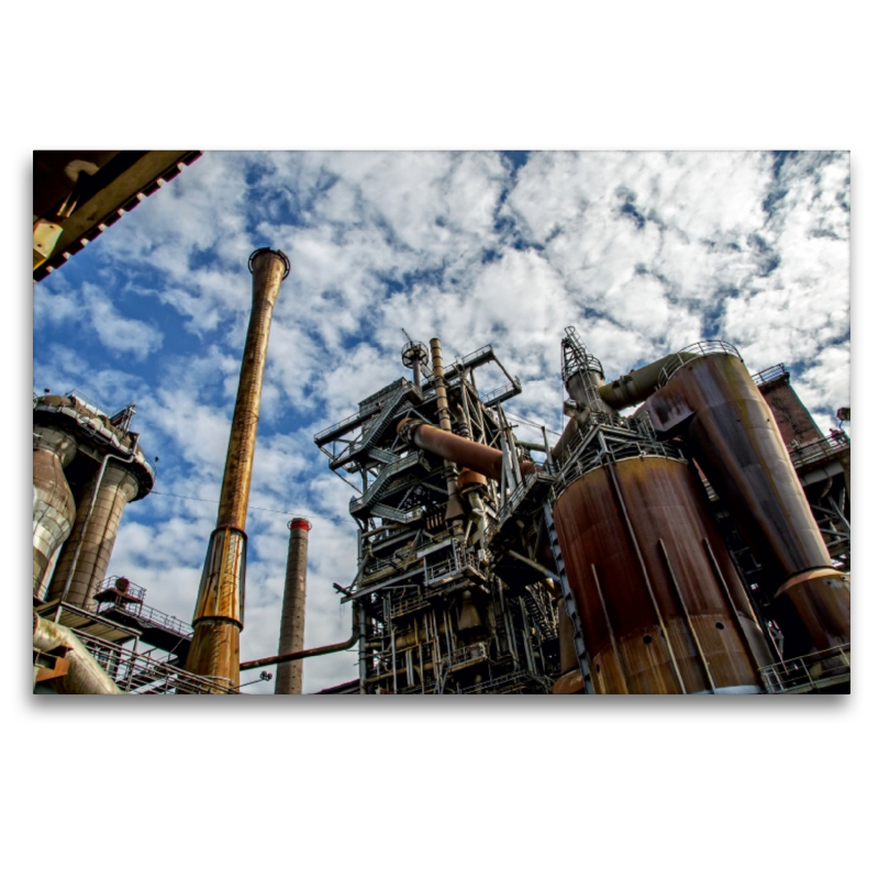 Der Himmel über dem Landschaftspark Duisburg