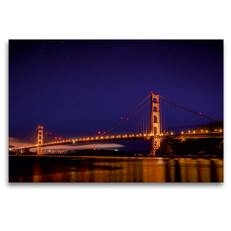 Golden Gate Bridge mit Sternenhimmel