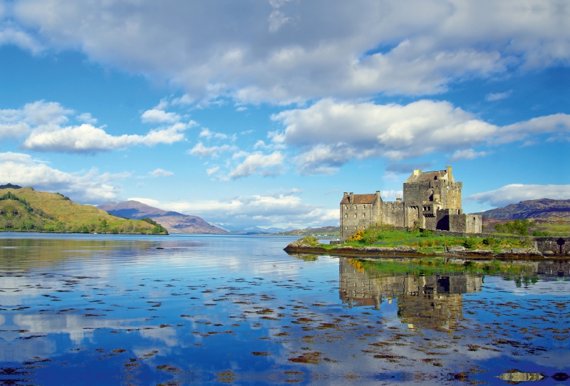 Das Eilean Donan Castle in Westschottland