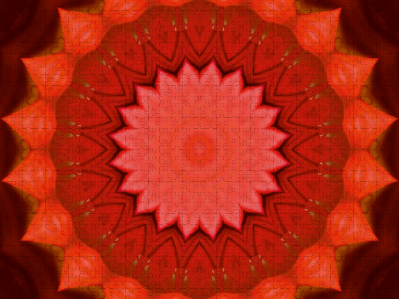 Ein Motiv aus dem Kalender Energie - Mandalas in rot