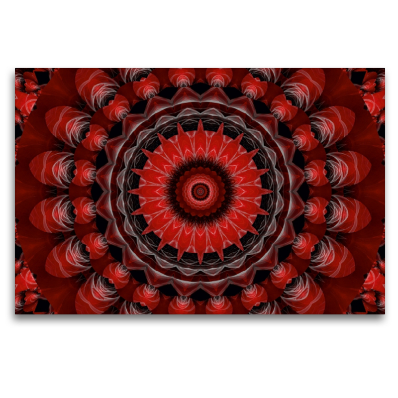 Mandala Leidenschaft rot