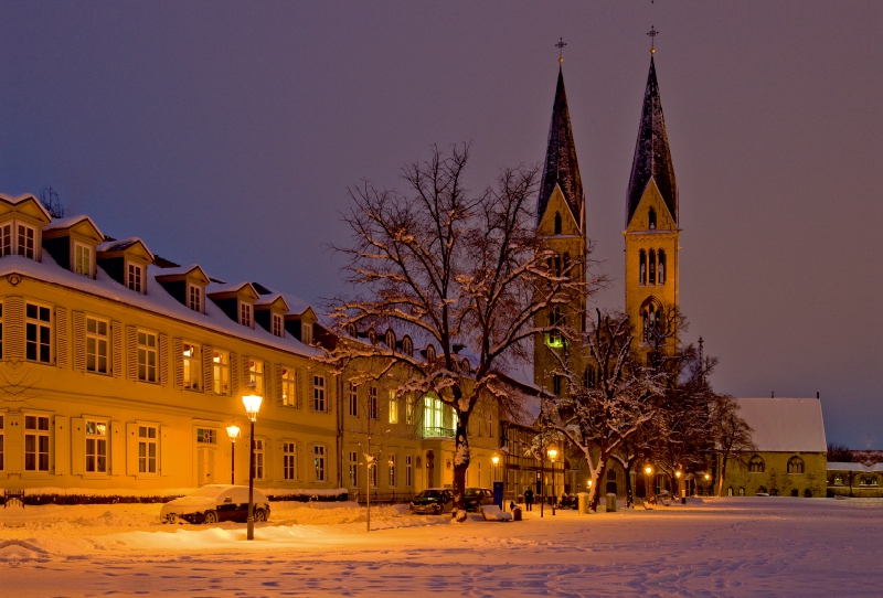 Winterlicher Domplatz