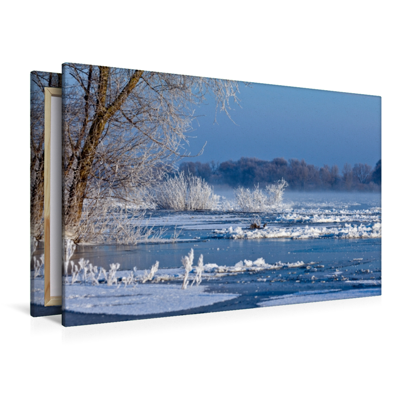 Winterlandschaft Elbe