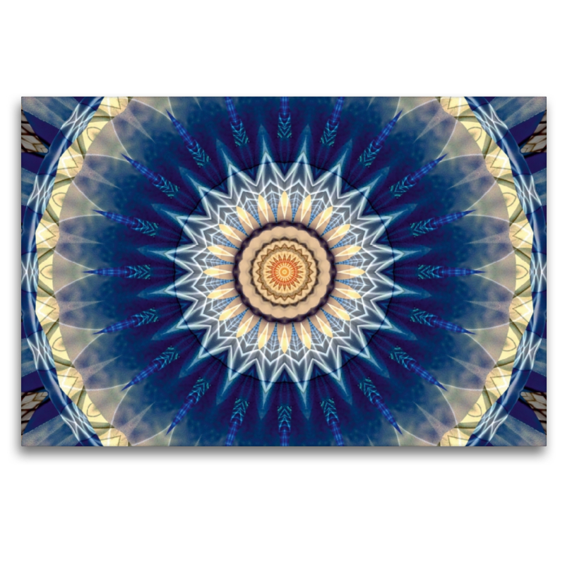 Mandala blau