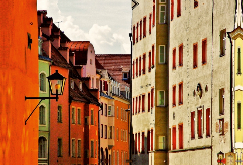 Regensburg, am Haidplatz.