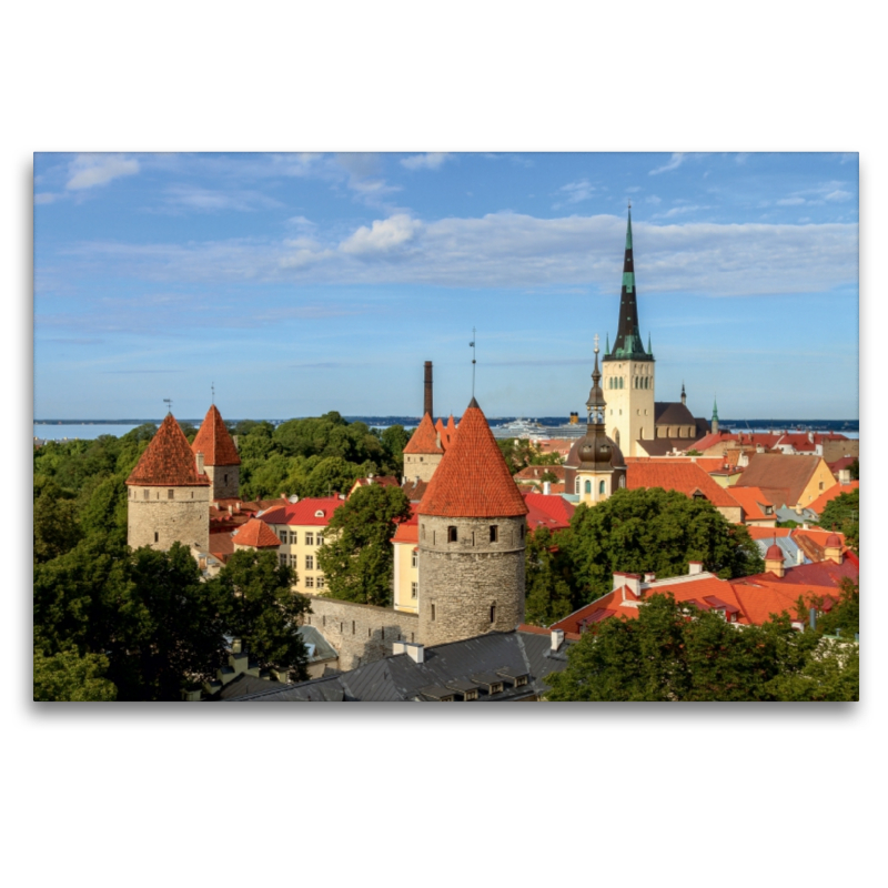 Estland - Blick über Tallinn