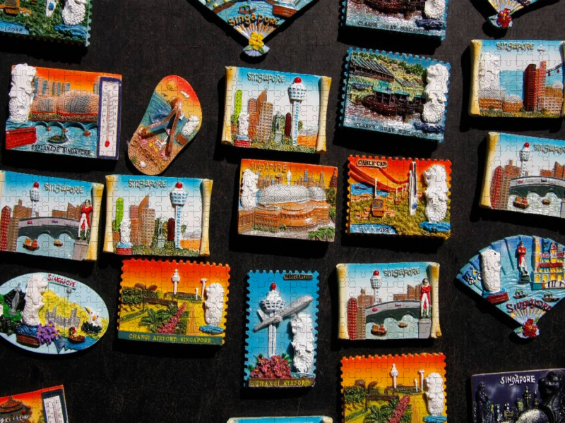 Souvenirs von Singapur