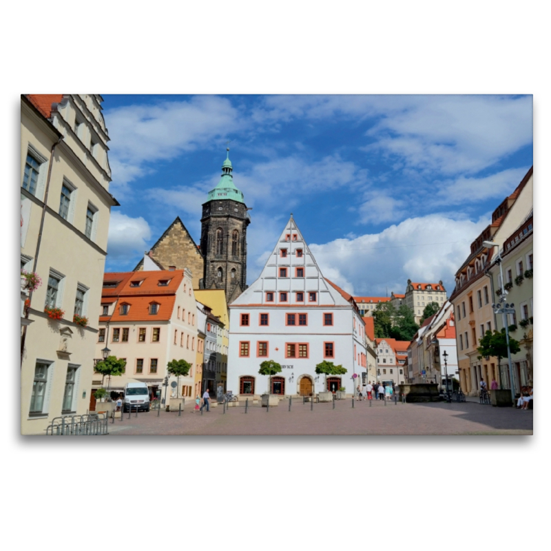 Marktplatz mit Canaletto-Blick, Altstadt,            N50°57'44.2476', E13°56'28.734'