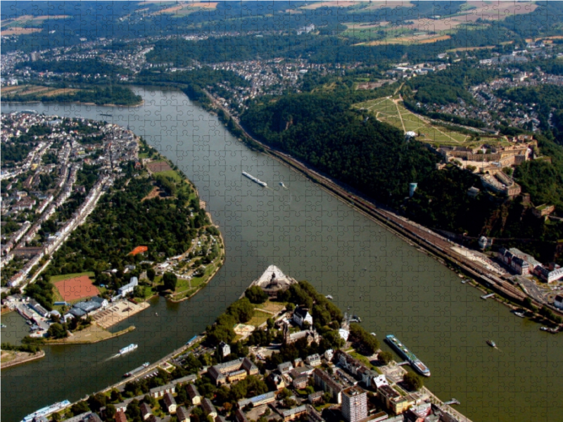 Das deutsche Eck bei Koblenz