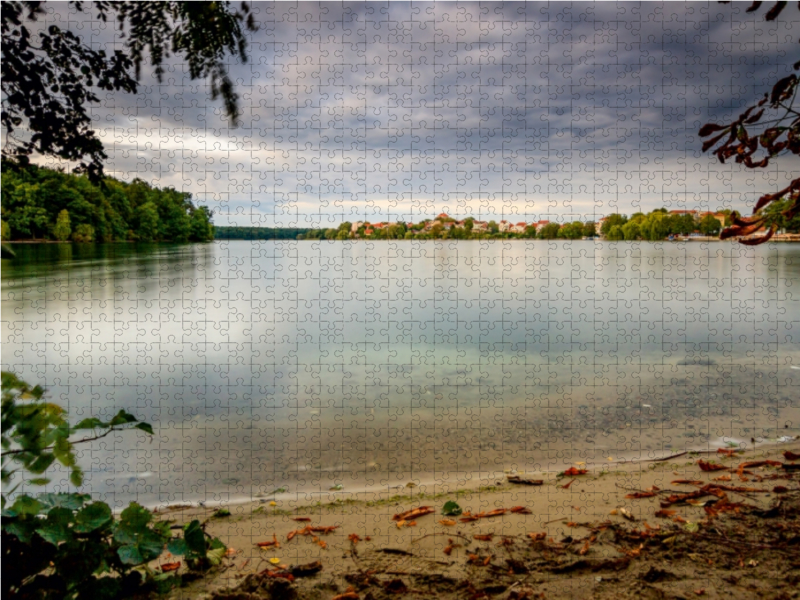 Straussee mit Blick auf Strausberg