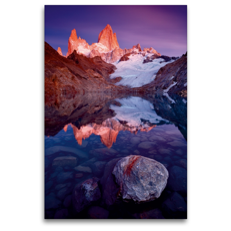 Laguna de los Tres mit Fitz Roy, El Chaltén, Patagonien