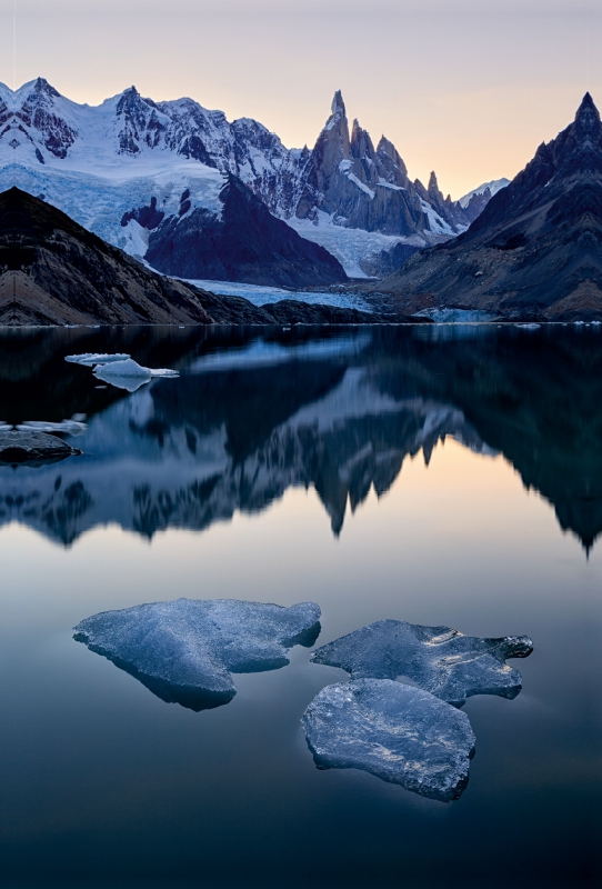 Laguna Torre mit Cerro Torre, El Chaltén, Patagonien