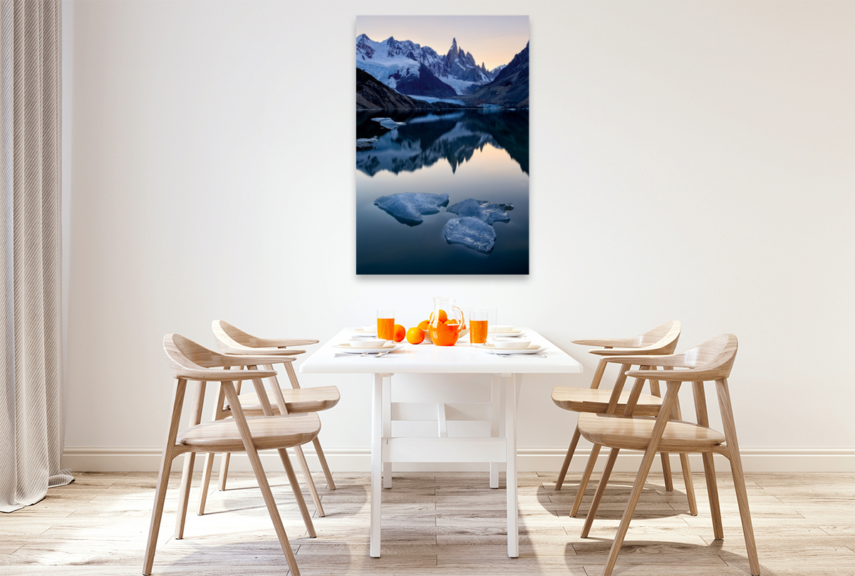 Laguna Torre mit Cerro Torre, El Chaltén, Patagonien