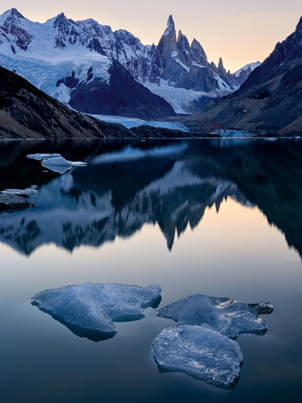 Laguna Torre mit Cerro Torre, El Chaltén, Patagonien