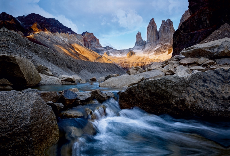 Las Torres, Torres del Paine NP, Patagonien