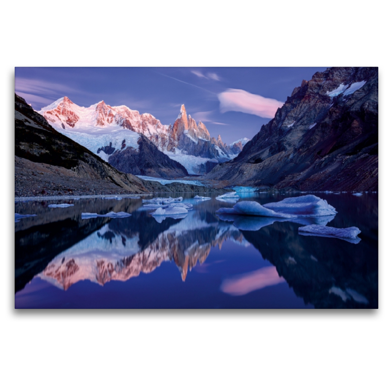 Laguna Torre mit Cerro Torre, El Chaltén, Patagonien