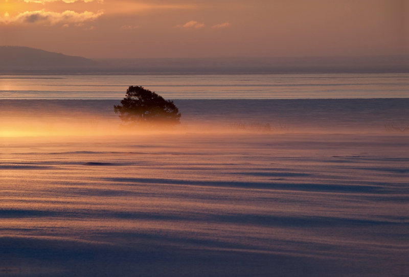 Sonnenaufgang am Vätternsee, Schweden