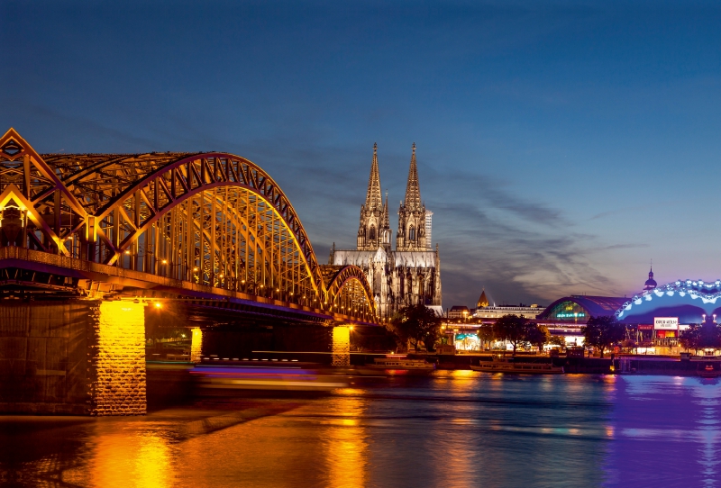 Der Rhein bei Köln