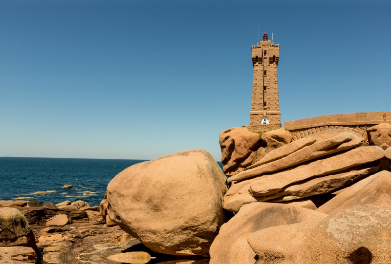 Ein Motiv aus dem Kalender Côte de Granit Rose, einmalige Küstenregion der Bretagne