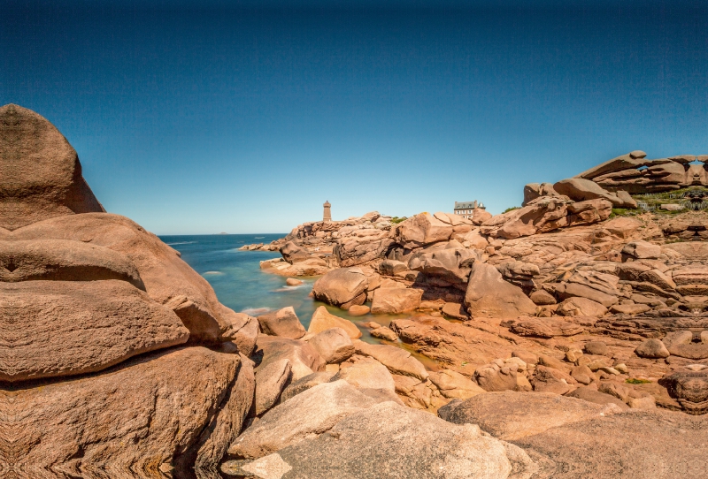 Ein Motiv aus dem Kalender Côte de Granit Rose, einmalige Küstenregion der Bretagne