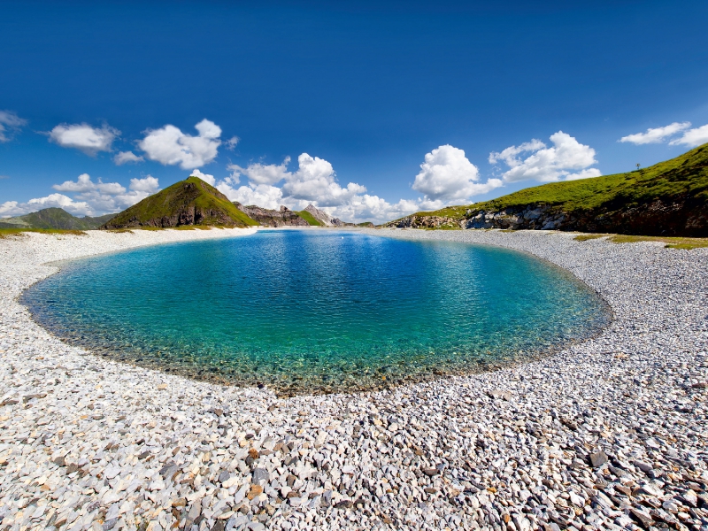 Karibik Feeling am Zehnerkarspeichersee