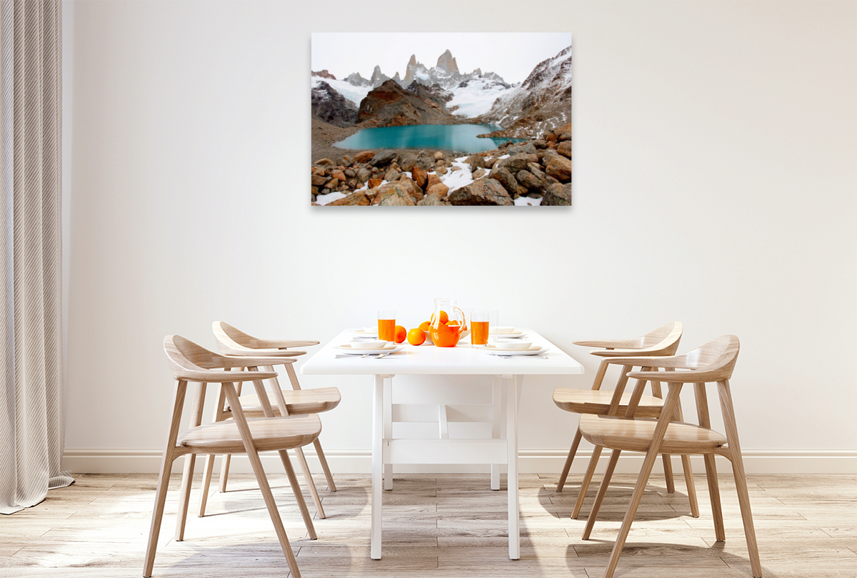 Laguna de los Tres und Mount Fitz Roy, Los Glaciares Nationalpark, Argentinien