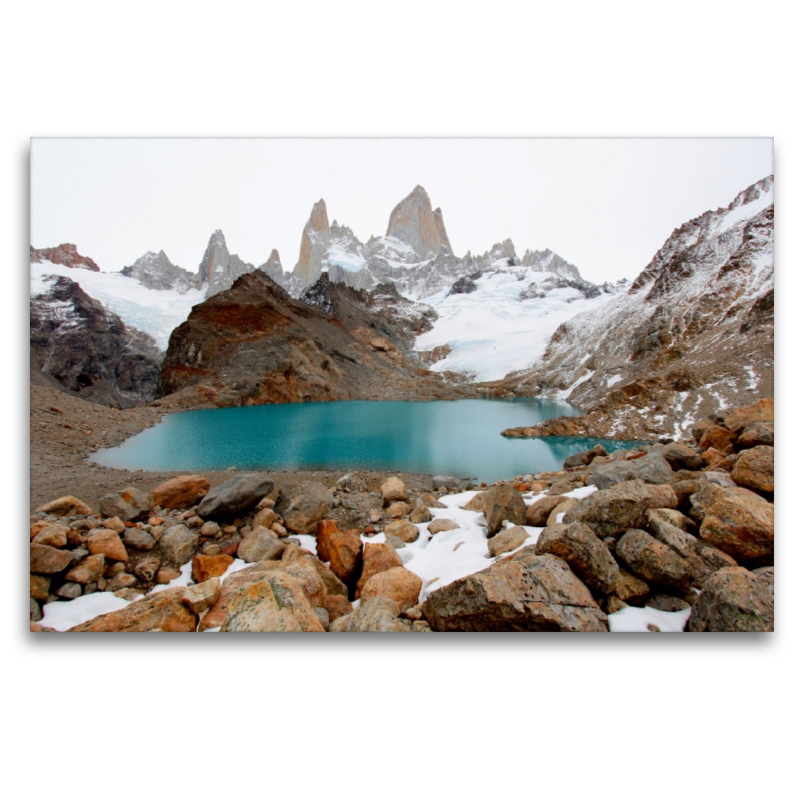 Laguna de los Tres und Mount Fitz Roy, Los Glaciares Nationalpark, Argentinien