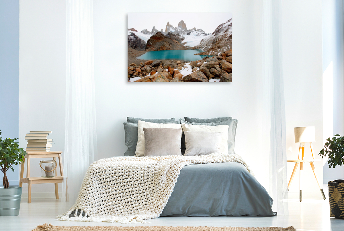 Laguna de los Tres und Mount Fitz Roy, Los Glaciares Nationalpark, Argentinien