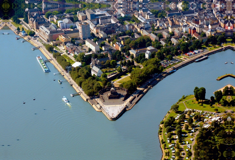 Das deutsche Eck bei Koblenz