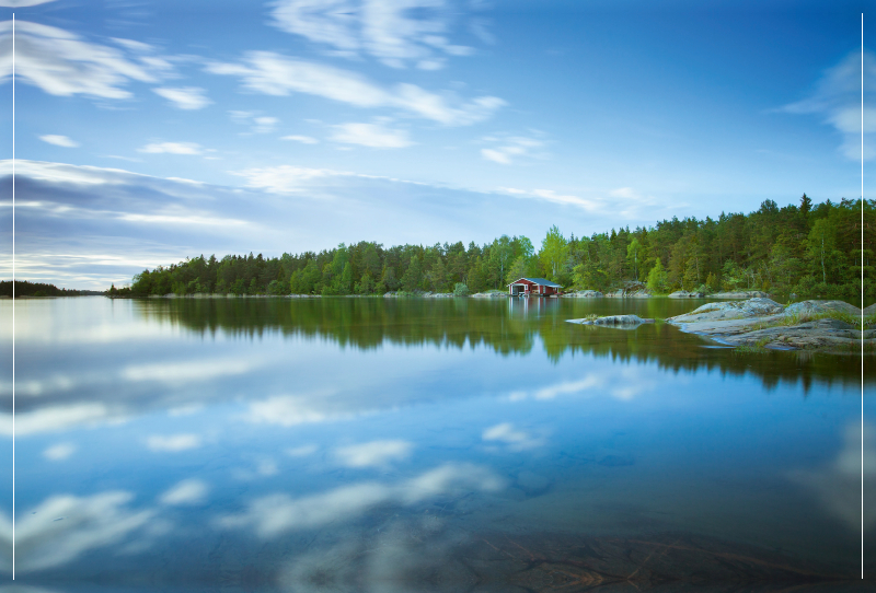 Schärenlandschaft in Schweden