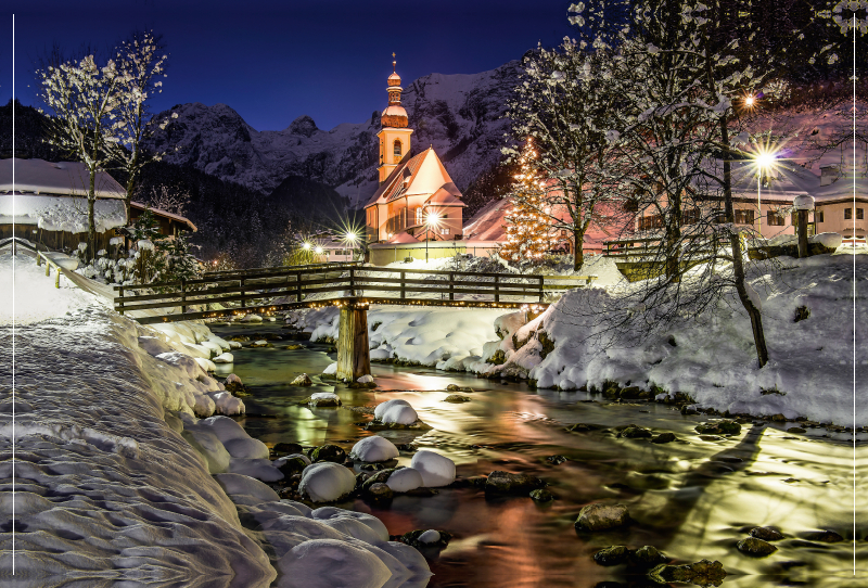 weihnachtliche Ramsau