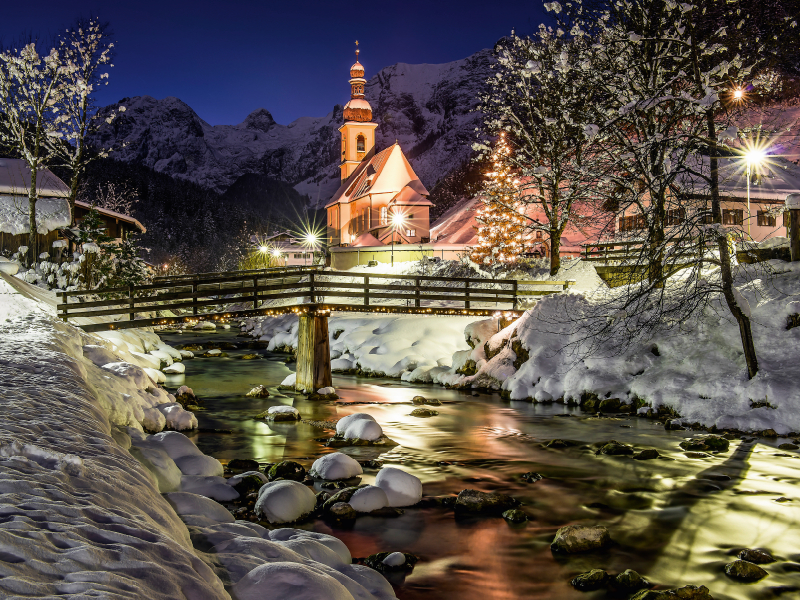 weihnachtliche Ramsau