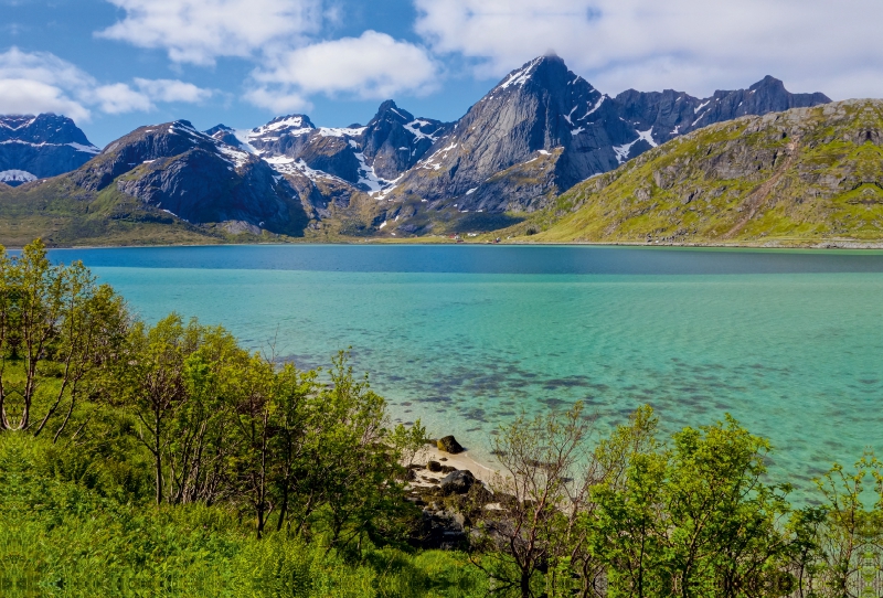 Bei Flakstad, Lofoten (Norwegen)