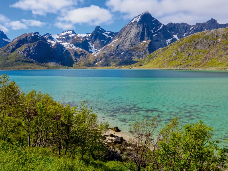 Bei Flakstad, Lofoten (Norwegen)