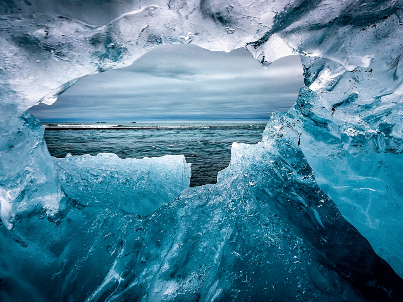 Diamond Beach am Jökulsárlón (Eissee)