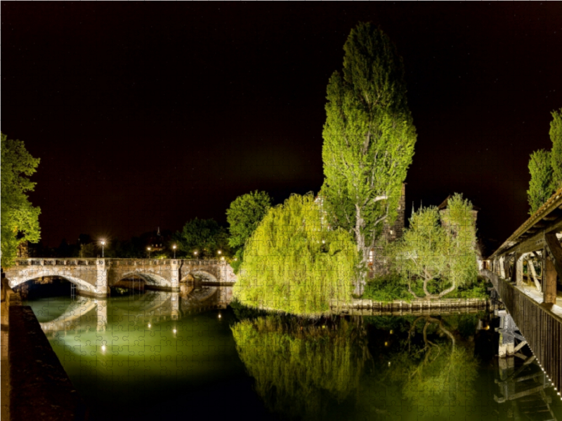 Die Trauerweide zwischen Henkersteg und Maxbrücke