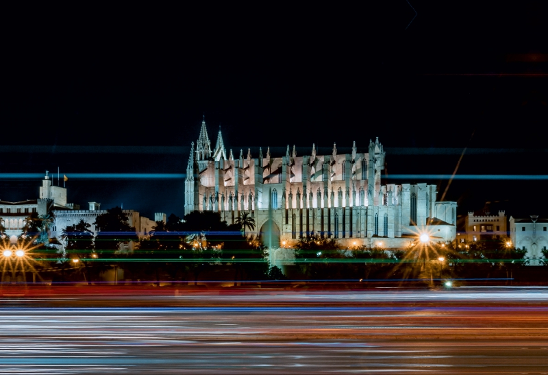 Abendstimmung Kathedrale 'La Seu' Palma