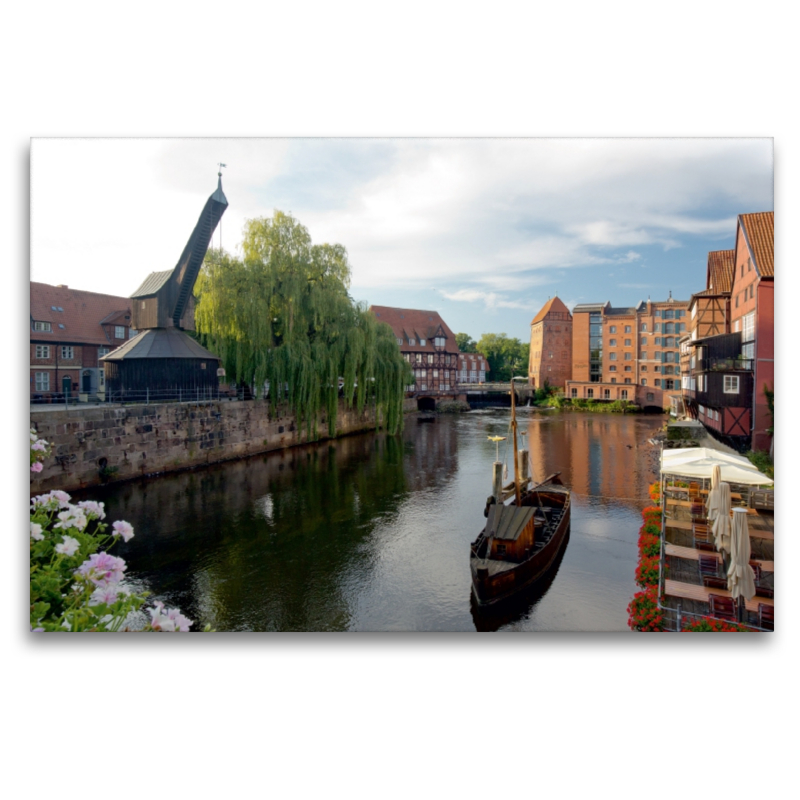 Der Kran und das Hafenviertel in Lüneburg