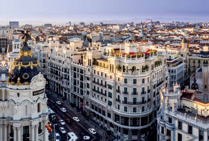 Blick über Madrid