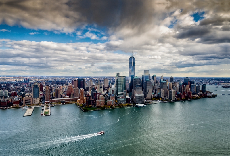 Blick auf das One World Trade Center