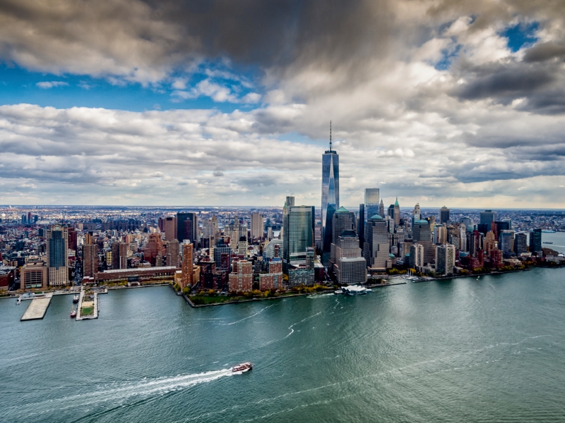 Blick auf das One World Trade Center