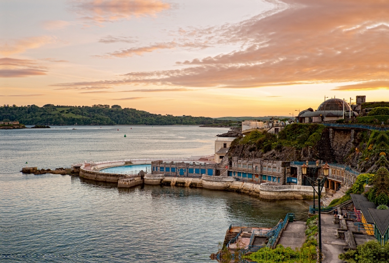 Sonnenuntergang Plymouth