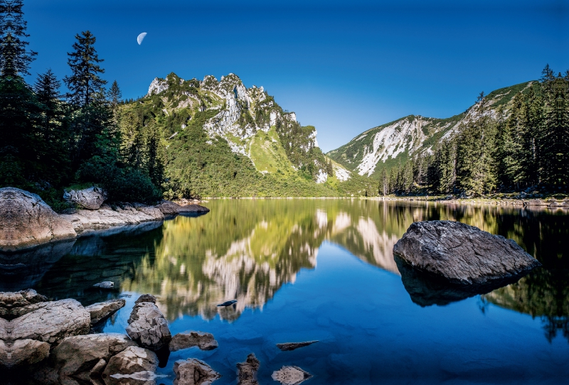 Spiegelbild am Soinsee, Bayrischzell