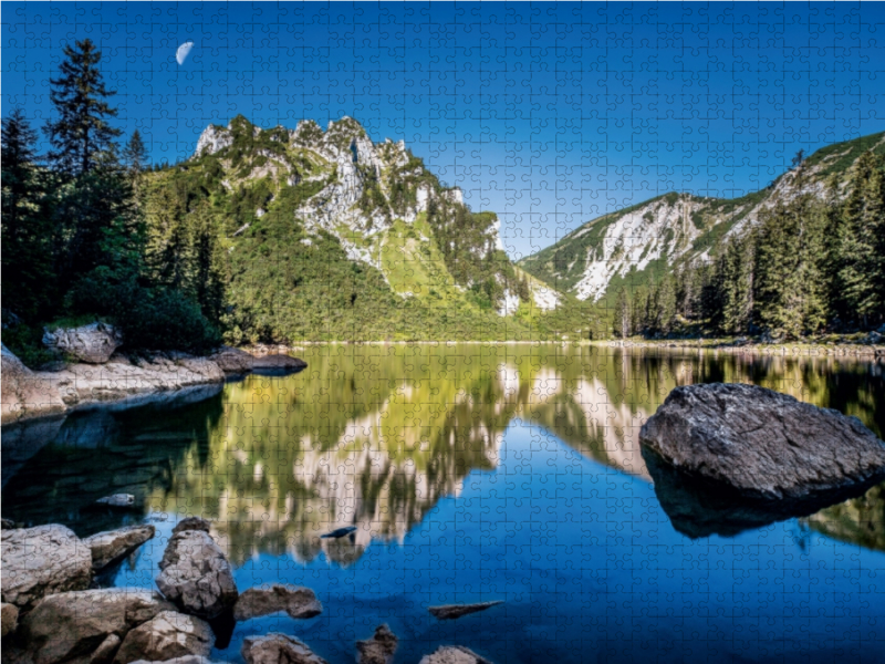 Spiegelbild am Soinsee, Bayrischzell