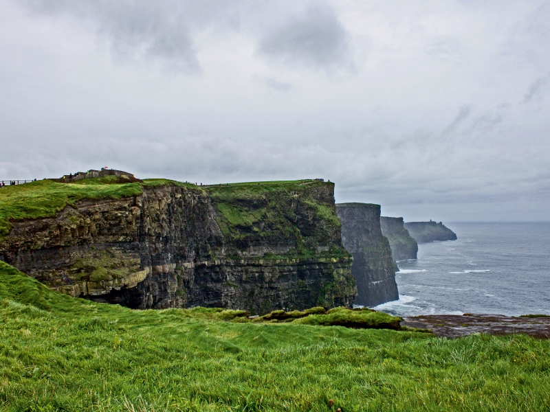 Bekanntschaft an den Cliffs of Moher