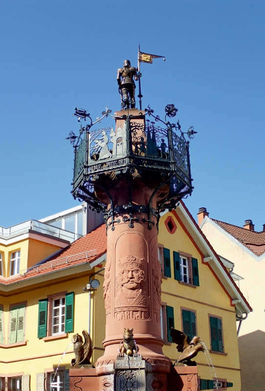 Der Rodensteiner Brunnen in Weinheim