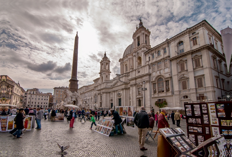 Auf der Piazza Navona