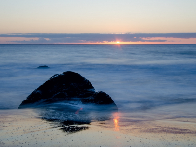 Sonnenuntergang am Atlantik